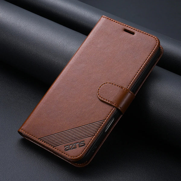 Flip Leather Case For Samsung Galaxy A17 A07 A06 A16 A26 A36 A56 A15 A35 A55 4G 5G Wallet Cash Cards Slots Phone Cover