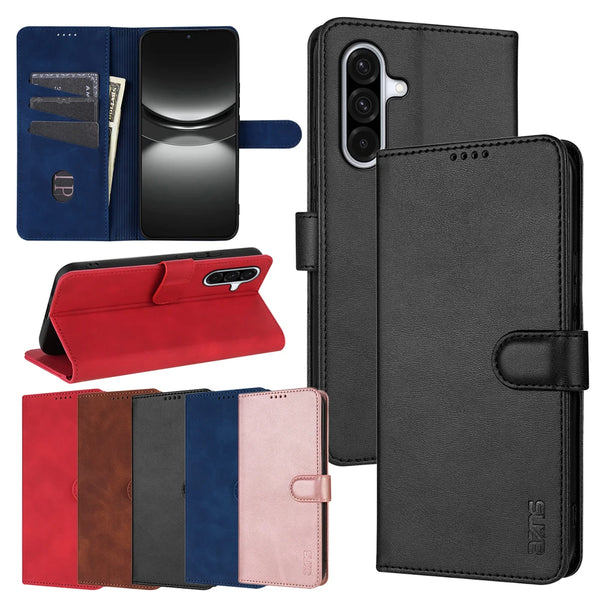 Flip Phone Case For Samsung Galaxy A06 A07 A13 A14 A15 A16 A17 A33 A34 A35 A36 A56 A55 A53 A23 A24 A25 A26 A72 A73 4G 5G