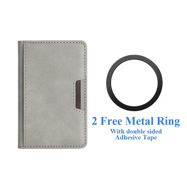 Magnetic Cards Slots Holder For iphone 16 15 14 13 12 11 Samsung Oppo Xiaomi Oneplus Google Phone Cards Bag for All Smartphones