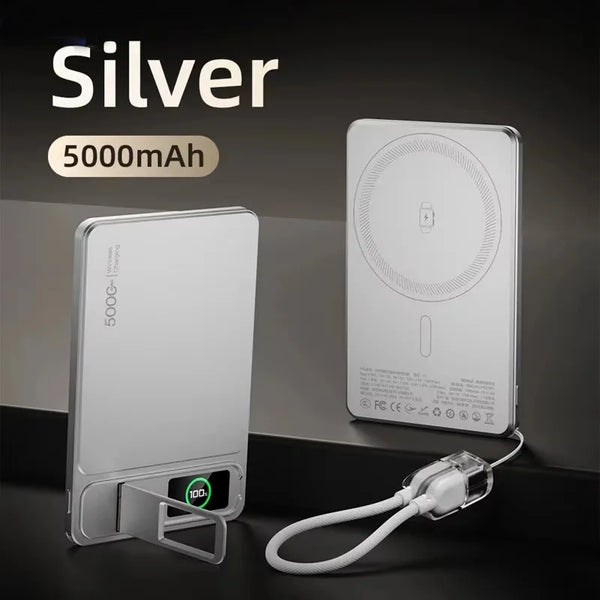 OnePlus 10000mAh Wireless Magnetic Power Bank Portable Slim External Battery 20W Fast Charging For iPhone 12-17 iWatch Airpod