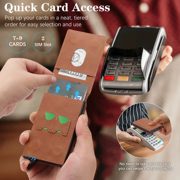 2 in 1 Leather Case For iphone 17 Air 16 Promax 15 Pro Max 14 Plus 13 12 Magnetic Magsafe Cards Holder Card Slots Phone Cover