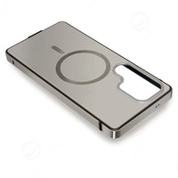 Magnetic Aluminum Metal Frame Case For Samsung Galaxy S25 S26 Ultra S26ultra 5G Hybrid Bumper Alloy Protective Cover For Magsafe