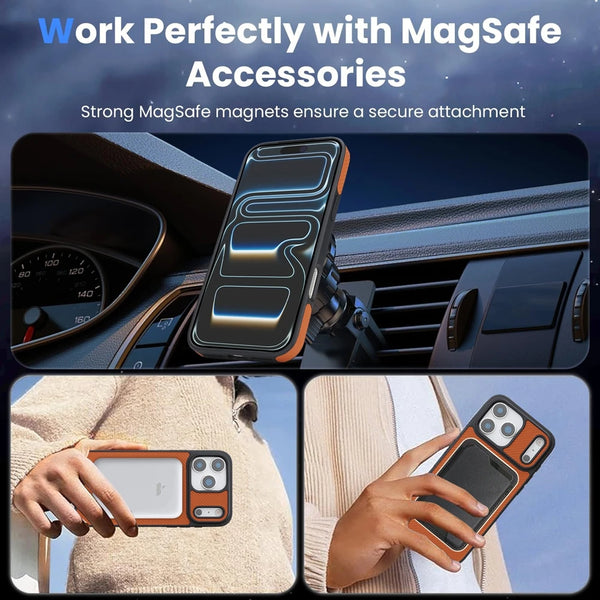 Carbon Fiber Pattern Magsafe Phone Case For Iphone 17 Air 16 Promax 15 Pro Max 14 Plus 13 12 16e Wrieless Charging Phone Cover