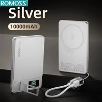 ROMOSS 500000mAh Magnetic Power Bank PD15W Wireless Fast Charging External Battery for Magsafe Powerbank for iPhone 17/16/15/14