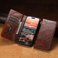 SUTENI Durable Faux Leather Card Holder Stand Wallet Magnet Flip Cover Phone Case For iPhone 17 Pro Max 16 Plus 15 14 13 12