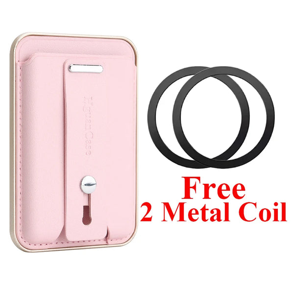 Magnetic Card Bag Cards Holder for iPhone 17 16 15 14 13 Pro Max Samsaung S26 S25 S24 Ultra Google Pixel Xiaomi Huawei Phone