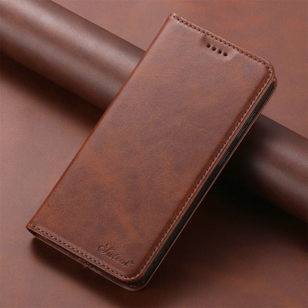 SUTENI Faux Leather Card Holder Stand Wallet Magnet Flip Cover Phone Case For Samsung Galaxy S26 Ultra S25 Plus S24 S23 S22 Note