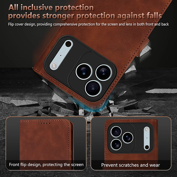 Flip Wallet Case for iphone 17 Promax Air 16 Plus 15 Pro max 14 Pro 13 12 Kickstand Cards Slots Cash Holder Leather Phone Cover