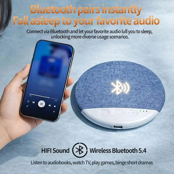 Pillow Speaker For Bedroom Sleeping Multi-functional Bluetooth Music Audio With White Noise Immersive Sleep Perfect GIft