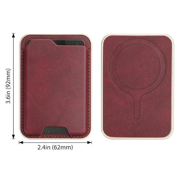 Ultra Thin Magnetic Cards Bag Holder For iphone 16 15 14 13 12 11 Samsung Oppo Xiaomi Oneplus Google Phone for All Smartphones