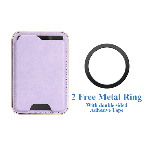 Ultra Thin Magnetic Cards Bag Holder For iphone 16 15 14 13 12 11 Samsung Oppo Xiaomi Oneplus Google Phone for All Smartphones