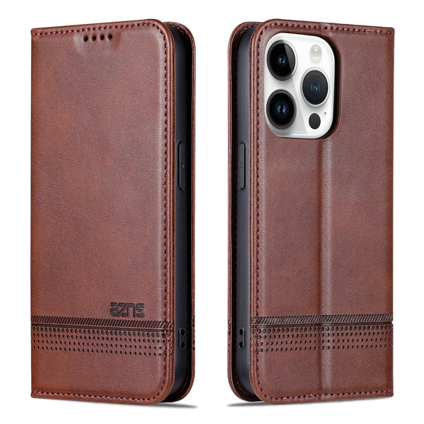 Leather Flip Case for iphone 17 Promax 17 Air 16 Plus 15 Pro max 14 13 12  Kickstand Cards Cash Slots Holder Wallet Phone Case