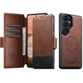 Faux Leather Wireless Charging Card Holder Stand Wallet Magnetic Flip Cover Phone Case For Samsung Galaxy S26 Ultra S25 S24 S23