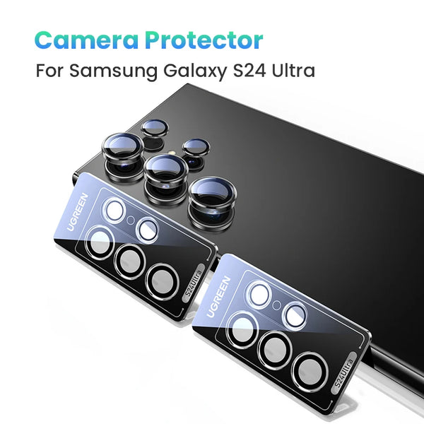 UGREEN Camera Lens Protector for Samsung Galaxy S24 Ultra Full Lens Glass for Samsung S24 Ultra Protective Film
