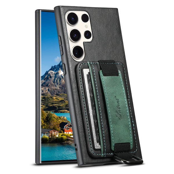 SUTENI Leather Wallet Phone Case For Samsung Galaxy S24 S23 S22 FE A53 A54 A14 A13 Note20 Utlra Card Slot Holder Cover