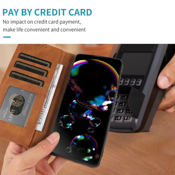 Leather Flip Case For iphone 17 Promax Air 16 Pro Max 15 Plus 14 13 12 Wallet Kickstand Cash Cards Slots Holder Phone Cover