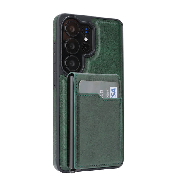 2 in 1 Card Box Leather Case For Samsung Galaxy S26 S25 Ultra S24 Plus S23 S26U S25U S24U Magnetic Cards Holder Phone Cover