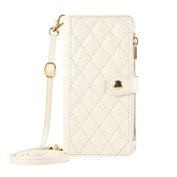 Crossbody Zipper Wallet Case for Samsung Galaxy A05 A06 A07 A15 A16 A17 A25 A35 A36 A53 A54 A55 A56 A72 A73 4G 5G Phone Cover