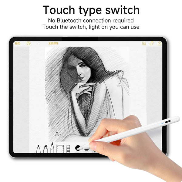 Stylus Pen For Apple Pencil 2 With Wireless Charging and Palm Rejection For iPad Air 4 5 Pro 11 12.9 Mini Accessories iPad Pen