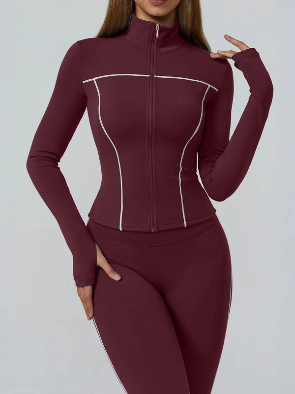 Yoga Set 2PCS Sports Outfits Women Clothes Fitness Tracksuit Gym Legging Workout Long Sleeved Female Bra Yoga Suit Sportswear