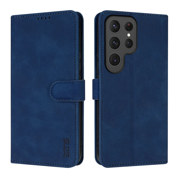 Flip Wallet Case For Samsung Galaxy S25 Ultra S24 Fe S23 Plus S22 S25U Leather Cash Cards Slots Magnetic Closure Phone Cover