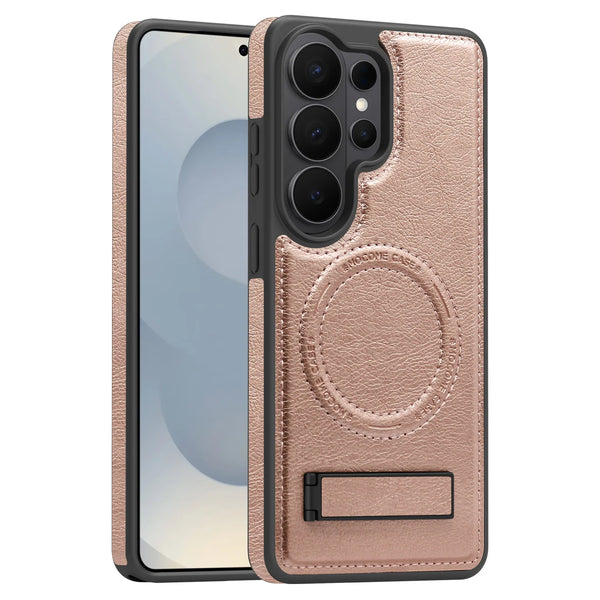 Phone Case for Samsung Galaxy S26 S25 Ultra Edge S24 Plus Fe S23 S22 S25U Wireless Charging Card Slots Card Holder Phone Cover