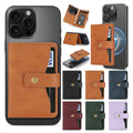 Cards Holder For iphone 16 15 14 13 12 11 Samsung Oppo Xiaomi Google Phone Strong Magnetic Wallet Card Slots for All Smartphones