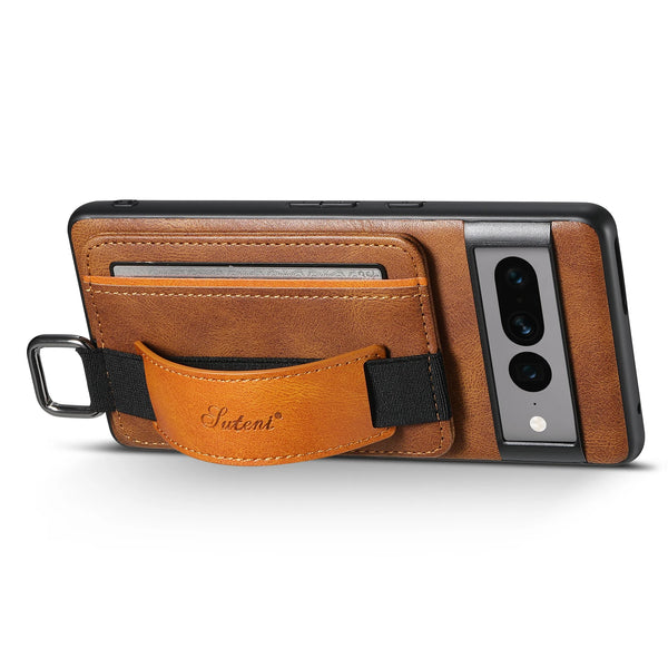 SUTENI Faux Leather Wallet Phone Case For Google Pixel 6 6a 7 7a 8A Pro Card Slot Holder Cover