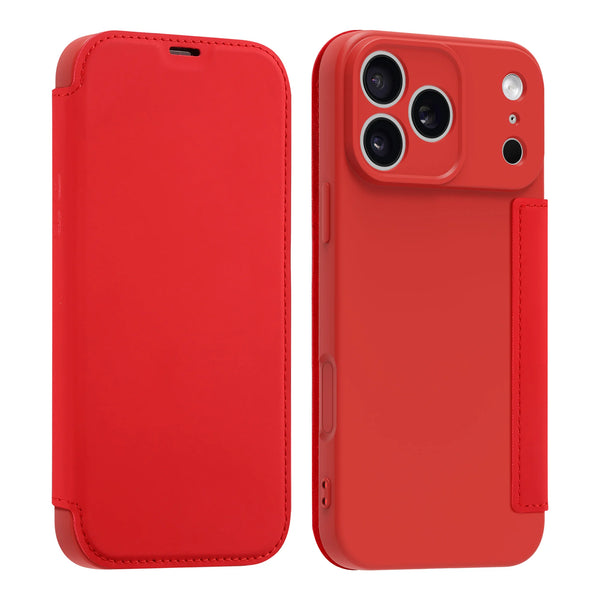 Soft Silicone Flip Case for iphone Air 17 Promax 16 Pro Max 15 Plus 14 Pro 12 13 iphone17 iphone16 Cards Slot Holder Phone Cover