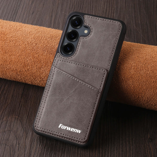 Leather Case For Samsung Galaxy A14 A15 A16 A17 A54 A55 A56 A34 A35 A36 A54 A55 A56 4G 5G Card Slots Cards Holder Phone Cover