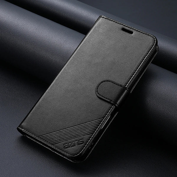 Flip Leather Case For Samsung Galaxy S25 Ultra Edge S4 Plus S23 Fe S22 S25U S24U S23U Wallet Case Cash Cards Slots Phone Cover