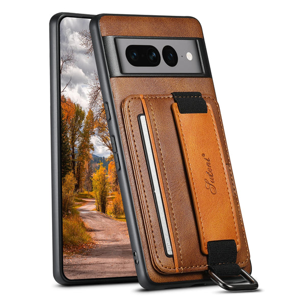 SUTENI Faux Leather Wallet Phone Case For Google Pixel 6 6a 7 7a 8A Pro Card Slot Holder Cover