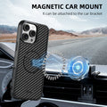 SUTENI Luxury Faux Leather Phone Case Wireless Charging Magnet Tartan For iPhone 17 Pro Max 16 Plus 15 14 13 12