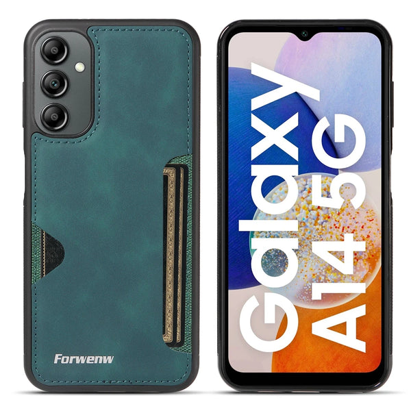 Leather Case for Samsung Galaxy A14 A15 A16 A17 A23 A24 A25 A35 A36 A53 A54 A55 A56 A71 A72 A73 4G 5G Card Slots Phone Cover