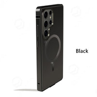 Magnetic Aluminum Metal Frame Case For Samsung Galaxy S25 S26 Ultra S26ultra 5G Hybrid Bumper Alloy Protective Cover For Magsafe