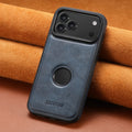 SUTENI Wireless Charging Luxury Faux Leather Magnet Phone Case For iPhone 17 Pro Max 16 Plus 15 14 13 12