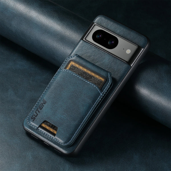 SUTENI Card Holder Leather Pocket Wallet Phone Case Stand For Google Pixel 8A 8Pro 7 7Pro 7A 6 6Pro 6A