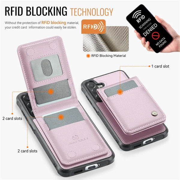 Magnetic Flip Leather Phone Case for Samsung Galaxy A57 5G A37 A17 A16 A36 A56 A15 A35 A55 A14 A34 A54 A13 A53 Wallet Card Cover