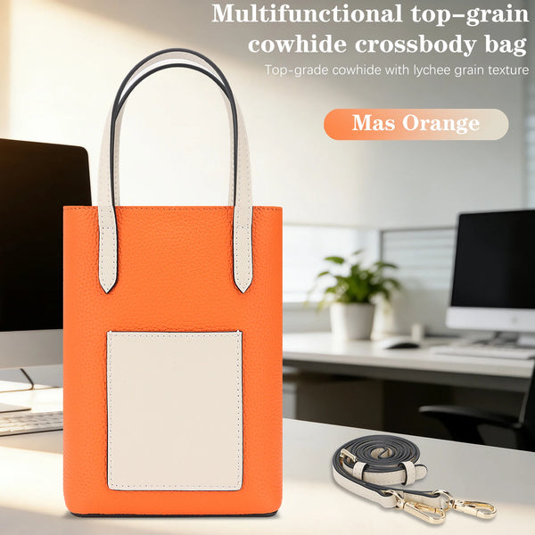 Fashion Real Leather Crossbody Bag for iphone Samsung Google Xiaomi Huawei Oppo Wallet Phone Cover Lanyard Strap Cards Cash Bag