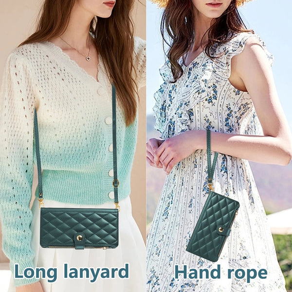 Crossbody Zipper Wallet Case for Samsung Galaxy A05 A06 A07 A15 A16 A17 A25 A35 A36 A53 A54 A55 A56 A72 A73 4G 5G Phone Cover