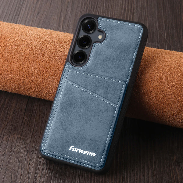 Leather Case For Samsung Galaxy A14 A15 A16 A17 A54 A55 A56 A34 A35 A36 A54 A55 A56 4G 5G Card Slots Cards Holder Phone Cover