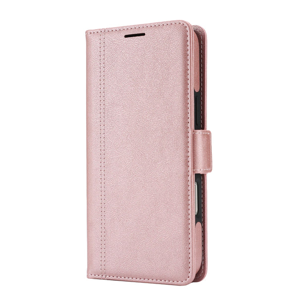 2 in 1 Leather Wallet Case For iPhone 17 Promax Air 16 Pro Max Plus iphone17 17pro PM Wireless Charging Card Slots Phone Cover