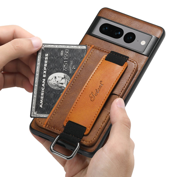 SUTENI Faux Leather Wallet Phone Case For Google Pixel 6 6a 7 7a 8A Pro Card Slot Holder Cover