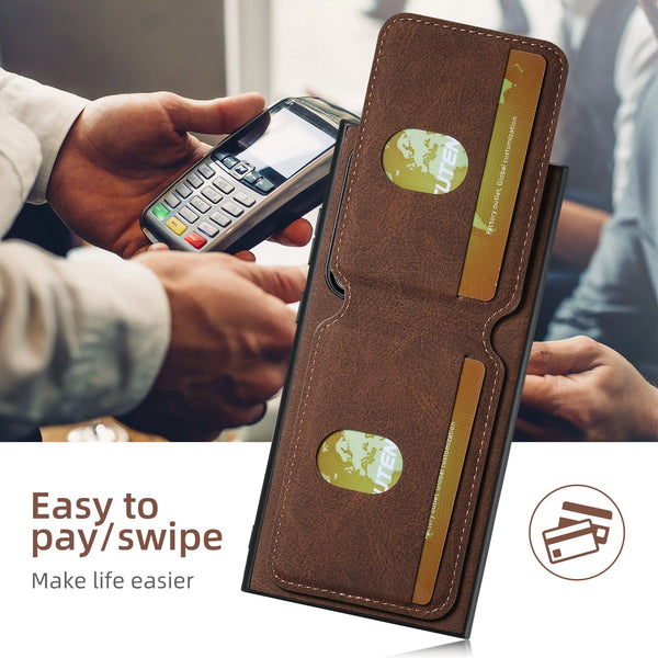 SUTENI Leather Wallet Card Holder Phone Cases For Samsung Galaxy S26 Ultra S25 Plus S24 S23 S22 Note20
