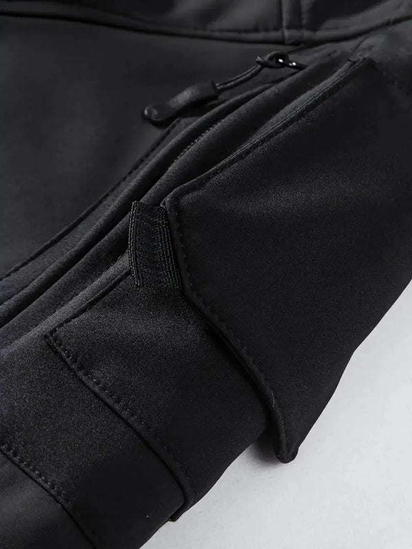 New Autumn WinterTactical Jackets Men Military Soft Shell Waterproof Windproof Hooded Jacket Outdoor Functional Multi-pockets