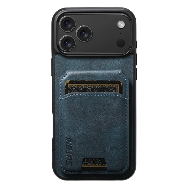 Leather Case For iPhone 17 Promax Air 16 16e Pro max 15 Plus 14 13 12 Kickstand Shockproof Card Slots Cards Holder Phone Cover