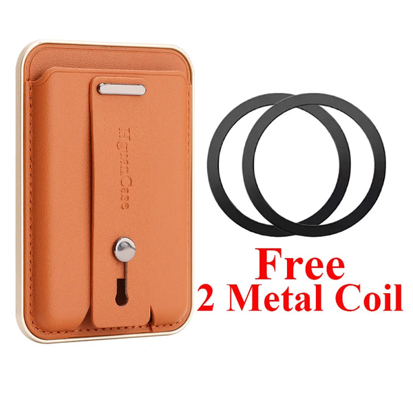 Magnetic Card Bag Cards Holder for iPhone 17 16 15 14 13 Pro Max Samsaung S26 S25 S24 Ultra Google Pixel Xiaomi Huawei Phone