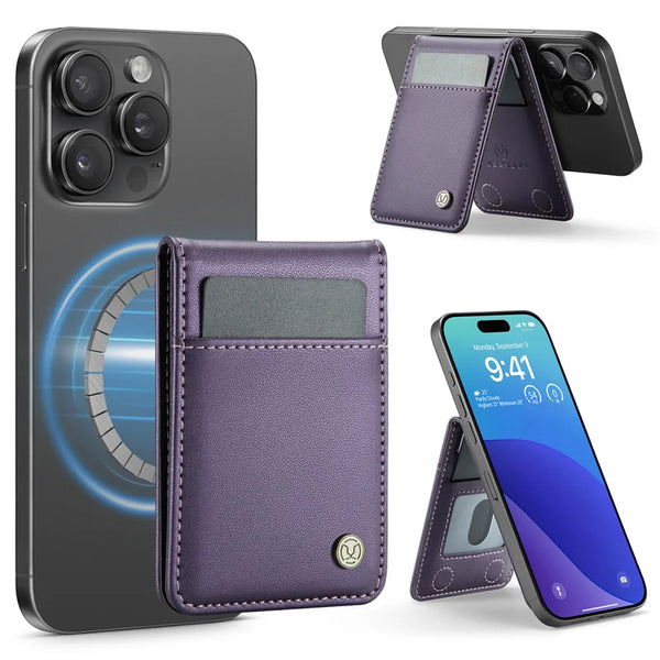 Magnetic Flip Leather Phone Bag Case For iPhone 17 Pro Max Air 16 15 14 13 12 Samsung S26 S25 MagSafe Wallet Card Holder Cover