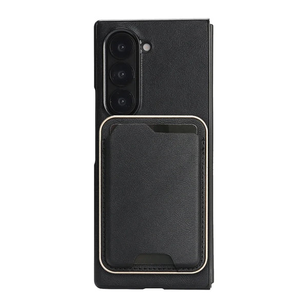 2 in 1 Ultra Thin Case for Samsung Galaxy Z Fold 7 6 5 4 3 Fold7 Fold6 Fold5 Fold4 Fold3 Wireless Charger Wallet Phone Cover