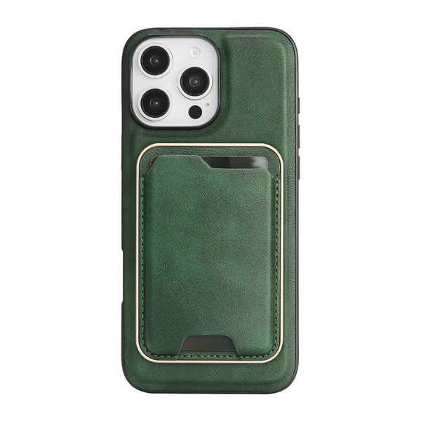 2 in 1 Leather Case For Iphone 17 16 ProMax 15 Plus 14 Pro Max 13 12 16e Magsafe Ultra Thin Magnetic Card Slot Bag Phone Cover